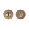 Zoo Hardware Thumb Turn and Release complete with escutcheons & 5mm Spindle - Grade 201 - Antique Brass