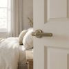 Complete Venice Door Handle Pack - Heavy Duty Latch - Antique Brass - 64mm / 3-inch Hinges - JE-F20B-AB