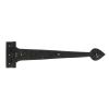 Black Textured 16" Cast T Hinge (pair)