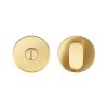 Zoo Hardware Peanut Turn and Release complete with escutcheons & 5mm Spindle - Grade 201 - PVD Satin Brass