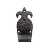 Zoo Hardware Fleur De Lys Cylinder Cover - 5" - Black