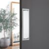 Georgian Finger Plate 300mm Polished Chrome