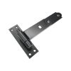 Hook and Band Hinge - Straight 8" - 200mm Black