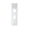 Zoo Hardware Spare Push on Oval Backplate for Aluminium - Satin