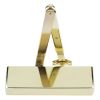 Zoo Hardware Size 2-4 Door Closer - Polished Brass