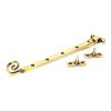 Aged Brass 10" Monkeytail Stay