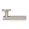 Valli Antonio Citterio Lever on Round Rosette (Zigrinato) - Satin Nickel PVD