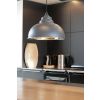 Smooth Nickel Harborne Pendant in Slate