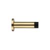 Zoo Hardware Door Stop - Cylinder c/w Rose 70mm - Polished Brass
