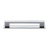 Heritage Brass Cabinet Pull Metro Design with Plate 160mm CTC Polished Chrome Finish