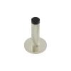 Burlington Knurled Wall Mounted Doorstops Knurled Rose Polished Nickel - By Frelan Hardware - BUR-968PN-969PN