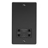 Eurolite Enhance Decorative Shaver Socket Matt Black
