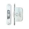 Zoo Hardware Brass Ball Bearing Pulleys - 2 1/4" Radius Forend - Polished Chrome