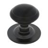 Black Round Centre Door Knob