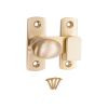 Oval Cupboard Latch Satin Brass