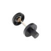 Linear Knurlmond Thumb Turn & Release Matt Black