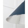 Hammered Nickel Hockley Pendant in Dusk