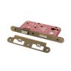 Atlantic DIN Radius Euro Profile Sashlock Double Throw 60mm backset - Matt Antique Brass