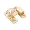 Oval Cupboard Latch Satin Brass