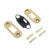 Jedo Radiused Accessory Packs for Heavy Duty Tubular Deadbolts Brass Finish - By Frelan Hardware - JL-ACDRPVD