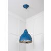 Smooth Nickel Brindley Pendant in Upstream