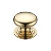 Zoo Hardware Victorian Cupboard Knob 45mm dia. - Brass