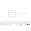 Polished SS (304) 4" x 2" x 4" Parliament Hinge (pair)