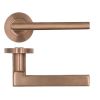 Zoo Hardware Varese Lever on Round Rose - Bronze