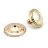 Polished Brass Art Deco Centre Door Knob