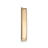 Georgian Finger Plate 300mm  Satin Brass