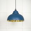Smooth Brass Harborne Pendant in Upstream