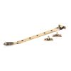 Polished Bronze 12" Reeded Stay