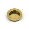 Aged Brass 60mm Plain Round Pull