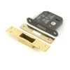 Polished Brass 3" 5 Lever BS Dead Lock