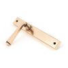 Polished Bronze Avon Slimline Lever Latch Set