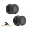 Victorian Door Knob Matt Black