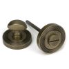 Burnished Brass Round Thumbturn Set (Beehive)