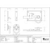 Pewter Cottage Latch - RH