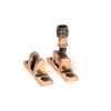 Polished Bronze Beehive Brighton Fastener - Narrow (Square)