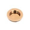 Polished Bronze 60mm Plain Round Pull