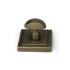 Burnished Brass Round Thumbturn Set (Square)