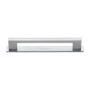 Heritage Brass Cabinet Pull Metro Design with Plate 160mm CTC Satin Chrome Finish