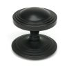 Matt Black Art Deco Centre Door Knob