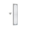 Georgian Finger Plate 300mm Polished Chrome