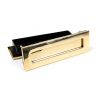 Polished Brass Traditional Letterbox