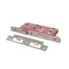 Atlantic DIN Bathroom Lock Double Turn 60mm backset - Satin Stainless Steel