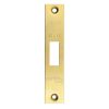 Zoo Hardware Square Forend, Strike and Escutcheon Pack t/s ZFB01 Fire Brigade Lock - Polished Brass