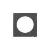 Zoo Hardware Spare turn & release square rose pack - Black