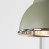 Smooth Nickel Brindley Wall Light in Tump