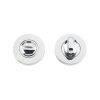 Zoo Hardware Turn and Release complete with escutcheon c/w Indicator and 5mm spindle - 52mm Rose - Grade 304 - Stainless Steel